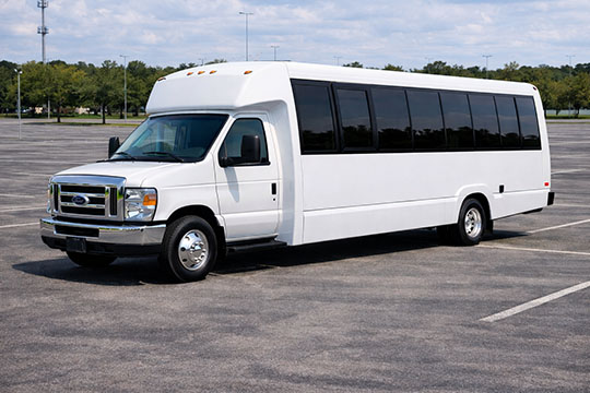 25-passenger mini coach available for charter in Orlando, FL